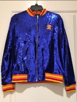 Astros sequin jacket