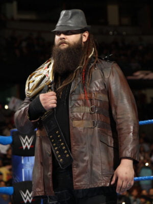 WWE Bray Wyatt Brown Leather Jacket