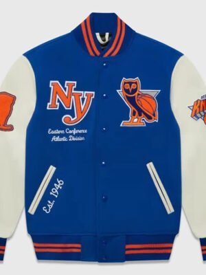 OVO New York Knicks Varsity Jacket