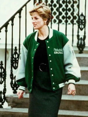 Princess Diana Philadelphia Eagles Green Jacket