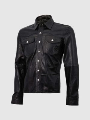 Summer Leather Shirt Jacket