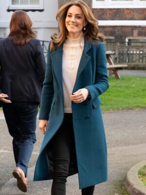 Kate Middleton Teal Coat