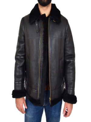 Men Black B3 Aviator Jacket