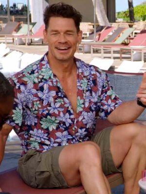 John Cena Vacation Friends Season 2 Floral Shirt
