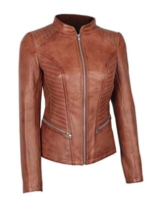 Women’s Brown Leather Jacket