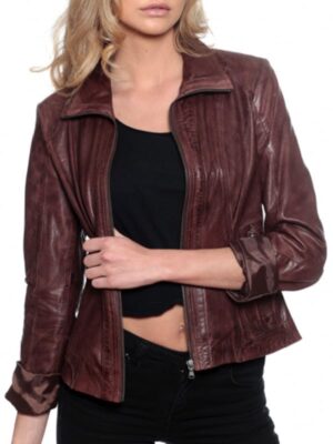 Womens Fashion Designer Leather Jacket