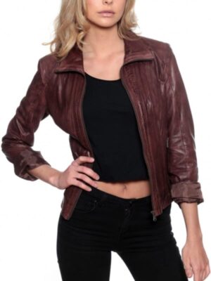 Womens Fashion Designer Leather Jacket