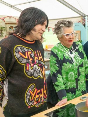 Bake Off Noel Fielding YEAH YEAH YEAHS Snake Jumper