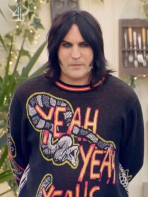 Bake Off Noel Fielding YEAH YEAH YEAHS Snake Jumper