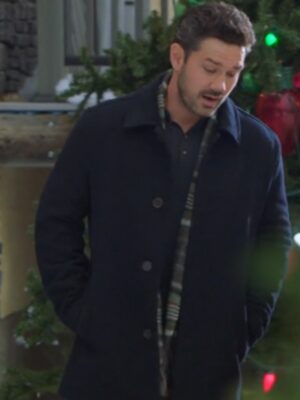 David Robinson Under The Christmas Sky 2023 Ryan Paevey Blue Coat Woolen