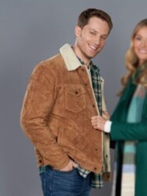 Christmas By Design 2023 Jonathan Keltz Brown Suede Jacket