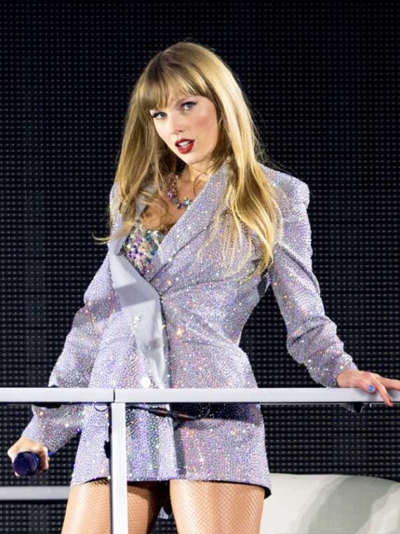 Taylor Swift The Eras Tour 2023 Silver Blazer