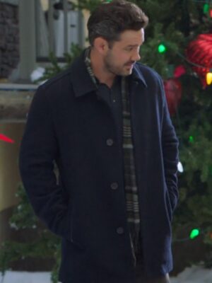 Under The Christmas Sky 2023 Ryan Paevey Blue Coat