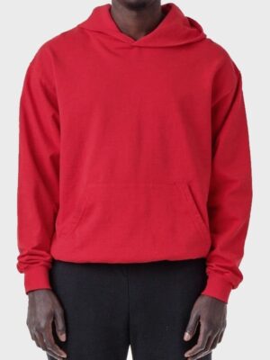 French Terry Red Hoodie