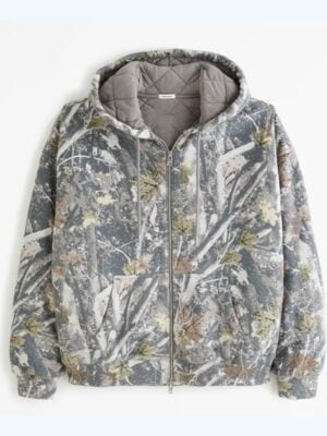 Abercrombie Quilted Camo Hoodie