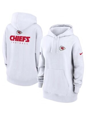 Kansas City Chiefs Sideline Club White Hoodie