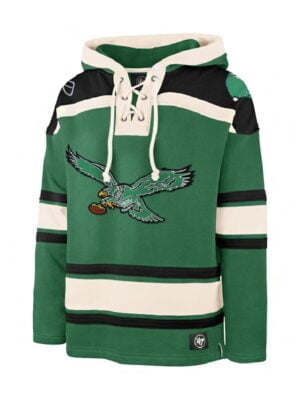 Kelly Green Philadelphia Eagles Lacer Hoodie