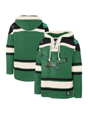 Kelly Green Philadelphia Eagles Lacer Hoodie