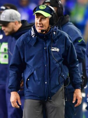 NFL Seattle Seahawks Pete Carroll Blue Jacket