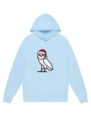 OVO Christmas Holiday Owl Blue Hoodie