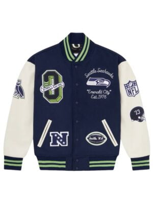 Seattle Seahawks Full-Snap Varsity Jacket