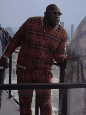 Bookie Omar Dorsey Red Plaid Tracksuit