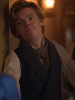 The Artful Dodger 2023 Thomas Brodie-Sangster Blue Vest