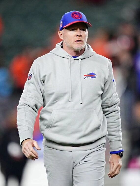 Buffalo Bills Coach Sean McDermott Grey Hoodie