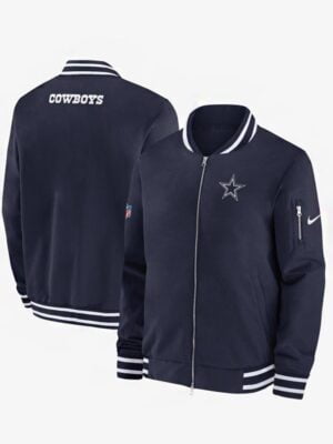 Dallas Cowboys Sideline Coach Bomber Jacket