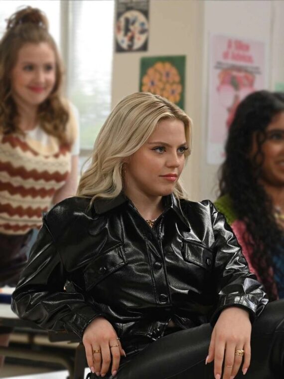 Mean Girls 2024 Regina Black Leather Jacket