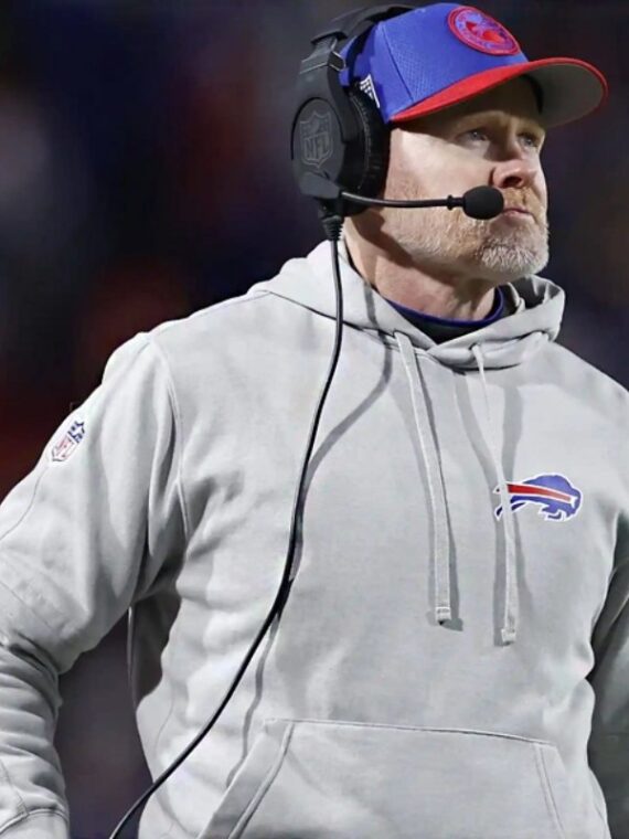 Buffalo Bills Coach Sean McDermott Grey Hoodie