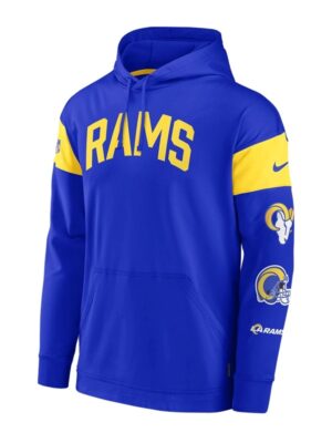 Los Angeles Rams Sideline Athletic Arch Hoodie