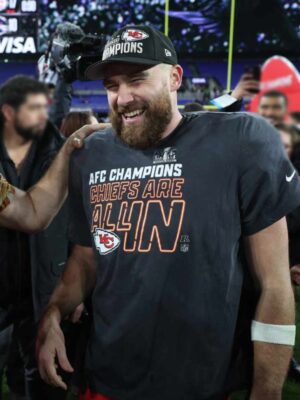 Travis Kelce AFC Champions Chiefs Are All In T-Shirt