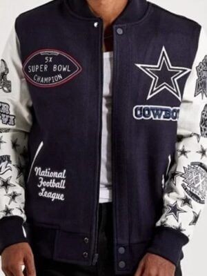 Dallas Cowboys Super Bowl Champions Varsity Jacket