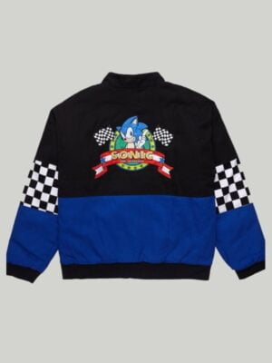 Sonic The Hedgehog Blue & Black Racing Jacket