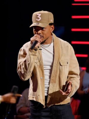 The Voice S25 Chance The Rapper Patchwork Denim Jacket