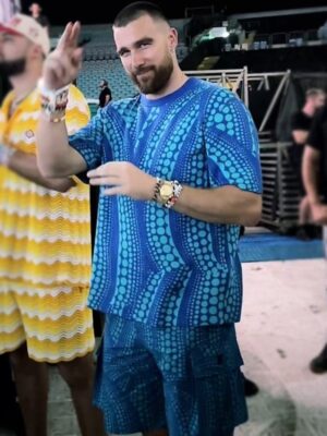 Travis Kelce Eras Tour Sydney Polka Dot Shirt