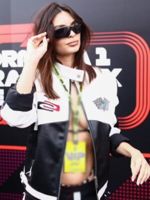 Emily Ratajkowski 2024 Monaco Grand Prix jacket