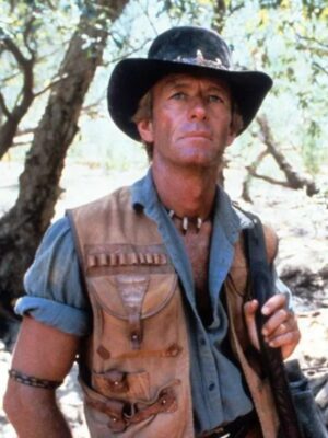 1986 Crocodile Dundee Paul Hogan Leather Vest