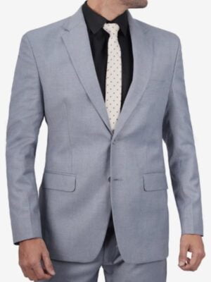 Mens Grey Two Piece Suit