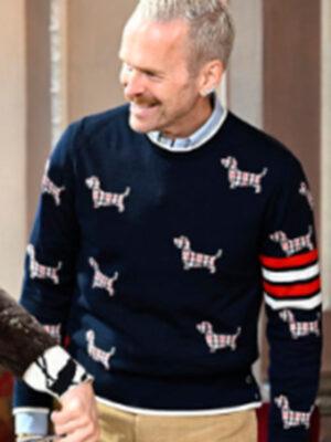 The Traitors US S03 Bob Harper Dog Print Jumper