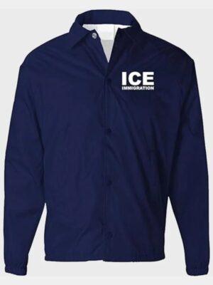 ICE Border Patrol US Immigration Windbreaker Jacket